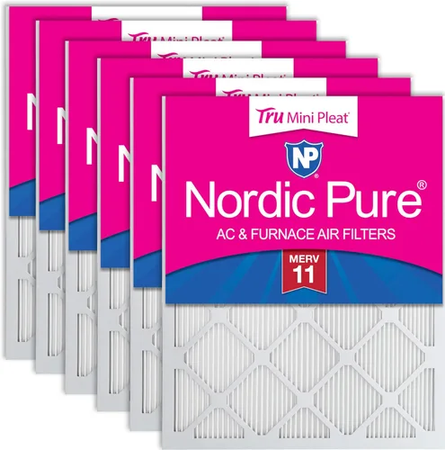 Vista 39 de Filtro de horno de aire acondicionado, caja de 6, de Nordic Pure Merv 12., 18x30x1M12-6