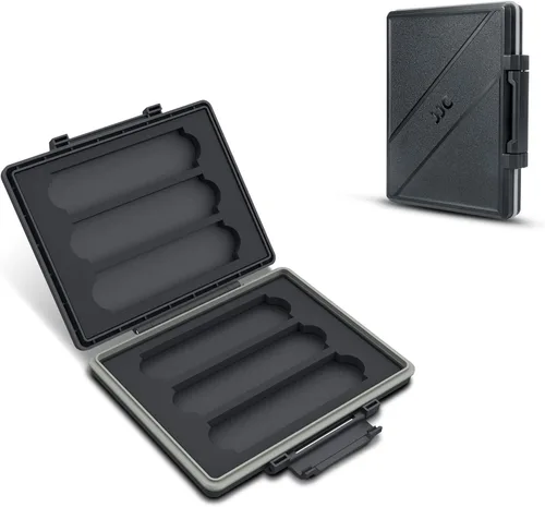Vista 10 de Funda de disco duro de 2 ranuras para SSD de 2.5 pulgadas, caja de protección de almacenamiento de disco duro de estado sólido, resistente al agua