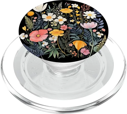 Ramo de flores silvestres Boho Floral Hojas Acuarela Flor Lindo PopSockets MagSafe PopGrip para iPhone