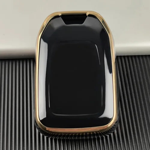 Vista 4 de OLLEN Funda para llavero de TPU de 5 botones, compatible con GMC Acadia 2017-2024, para Terrain 2018-2024, compatible con Sierra 2019-2024