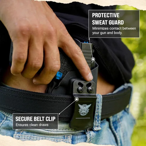 Vista 5 de We The People Holsters - Fibra de carbono - Mano derecha - Funda IWB compatible con Sig Sauer P365 XMacro