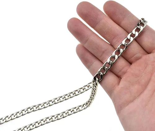 Vista 25 de HAHIYO Mini Pochette - Correa de cadena delgada y ancha de 0.276 in para LV de longitud de 7.9 pulgadas de grosor, oro amarillo brillante