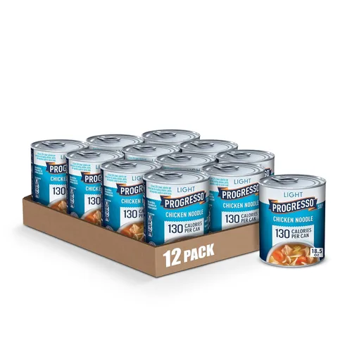 Vista 11 de Progresso Sopa enlatada ligera y sabrosa de cebada y verduras, 18.5 onzas (paquete de 12)
