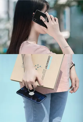 Vista 9 de Tomorotec - Soporte para anillo de teléfono celular ultra delgado del mundo, gancho magnético para montaje en automóvil, compatible con accesorios