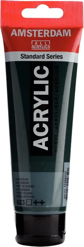 Vista 130 de Amsterdam Serie Estándar Tubo de Pintura Acrílica 120ml Azo Naranja 276 (17092762)