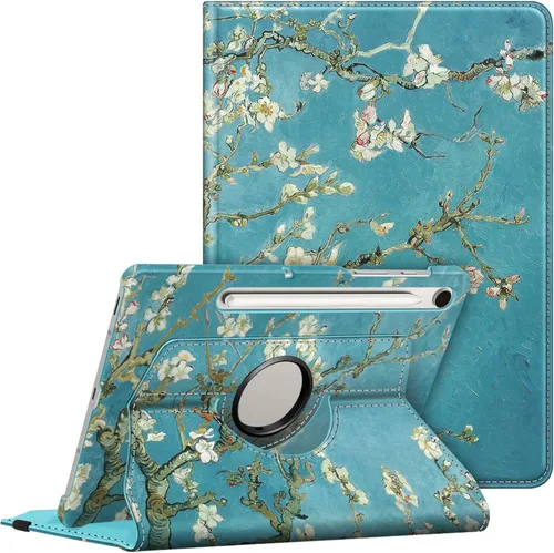 Vista 11 de Fintie Funda giratoria para Samsung Galaxy Tab S10 Lite/ S10 FE/ S9 FE 5G 10.9 pulgadas/Tab S9 11 pulgadas con soporte para S Pen, cubierta
