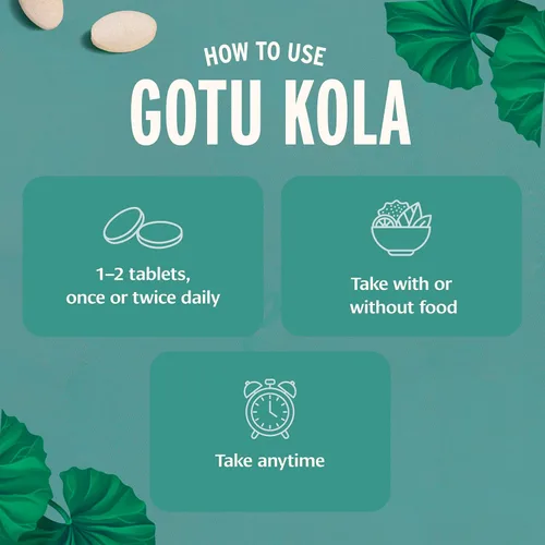 Vista 3 de Banyan Botanicals Brahmi/Gotu Kola Tablets - USDA Organic - 90 tabletas - Centella asiática - Apoya la concentración, el estado de alerta y un