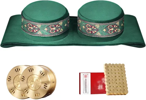Vista 13 de Portable Moxa Box Kit Copper Care Relax Moxibustion Box Device Burning Belly Heating Healing Filter Moxa Stick Burner Holder Tool(1-Piece)