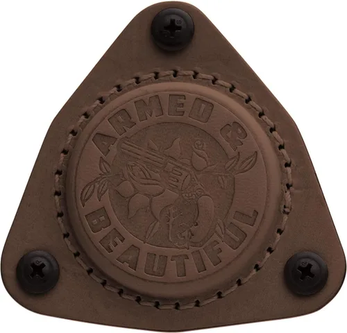 Vista 10 de SofHold - Montura magnética para pistola de grado militar para vehículo y hogar, fabricada en EE. UU., cuero artesanal premium de alta resistencia