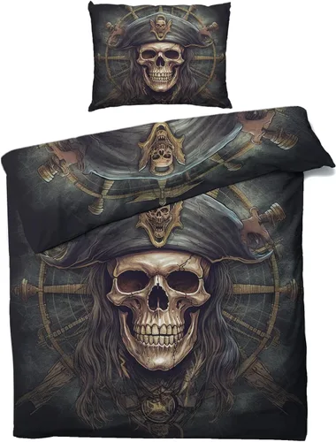 Vista 32 de Funda de edredón de ancla, tamaño individual, juego de cama náutico, 2 piezas, funda de edredón con patrón de microfibra suave con lazos