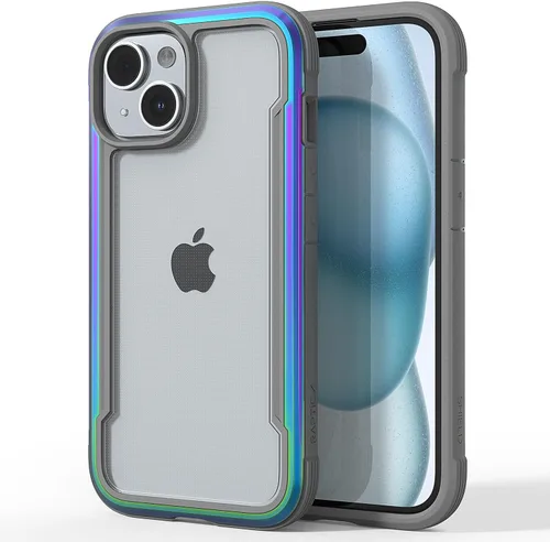 Vista 24 de RAPTIC Funda Shield para iPhone 14 Plus, funda protectora transparente a prueba de golpes, grado militar probada en caídas de 10 pies, marco
