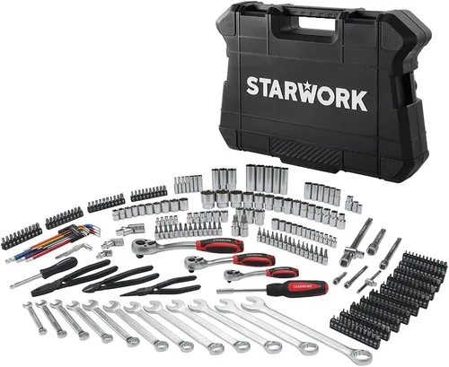 Vista 3 de STARWORK TRUE MECHANIC™ Juego de herramientas mecánicas de 314 piezas y juego de dados, juego métrico profesional