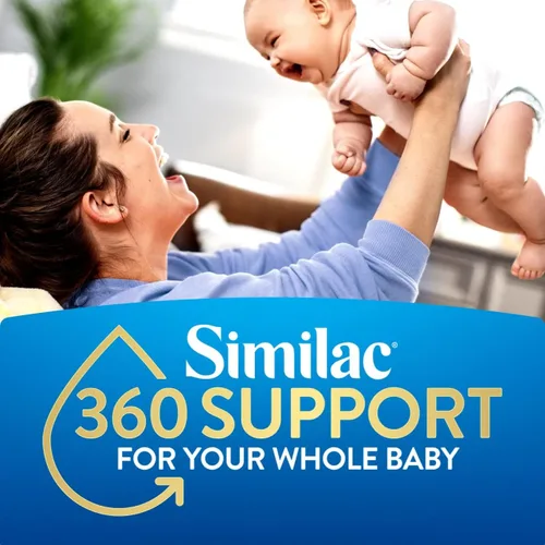 Vista 5 de Similac Fórmula infantil 360 Total Care, tiene 5 prebióticos HMO, nuestra mezcla prebiótica más cercana a la leche materna, sin OMG, fórmula