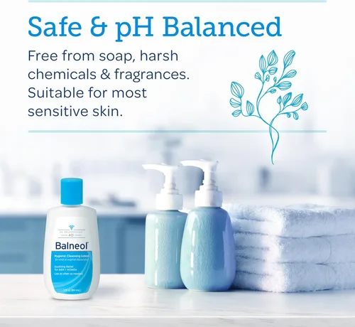 Vista 5 de Loción Limpiadora de balneol higiénico, 3 onzas, paquete de de 1