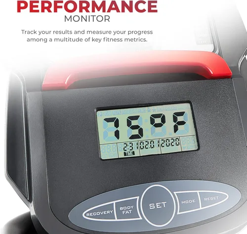 Vista 4 de Sunny Health & Fitness Elite Interactive Series Exercise Elliptical with Exclusive Free SunnyFit App Enhanced Bluetooth Connectivity - SF-E320047