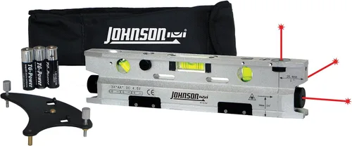 Vista 5 de Johnson Level & Tool 40-6184 - Nivel láser de torpedo magnético, color plateado y negro, 1 nivel láser