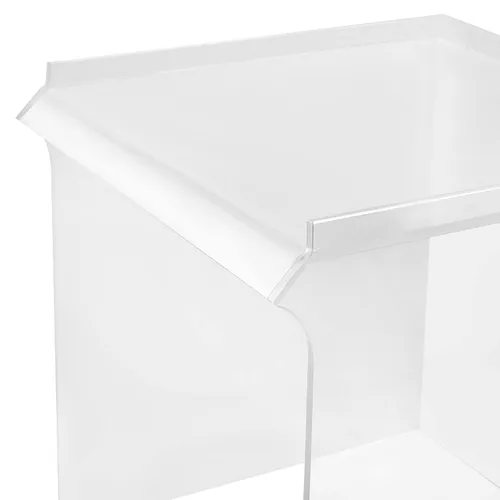 Vista 4 de Cubierta antipolvo de acrílico para equipos de laboratorio o uso de oficina, 22 x 22 x 22 pulgadas, extra grande