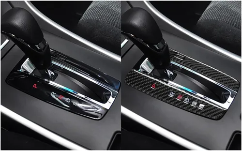 Vista 3 de Auto Shift Panel Calcomanía para Honda Accord 20132014201520162017 Honda Accord Accesorio Calcomanía Cubierta Interior de Fibra de Carbono