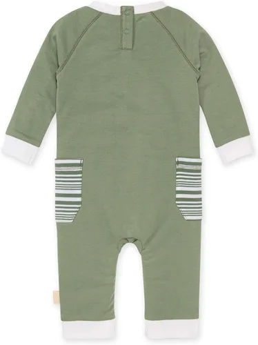 Vista 2 de Burt's Bees Baby Enterizo para bebé niño, 100% algodón orgánico de una sola pieza de manga corta, overol de manga larga