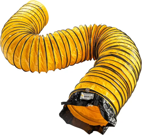 Vista 7 de MOUNTO Manguera flexible de conducto de PVC de 25 pies para ventilador de escape (8 pulgadas)