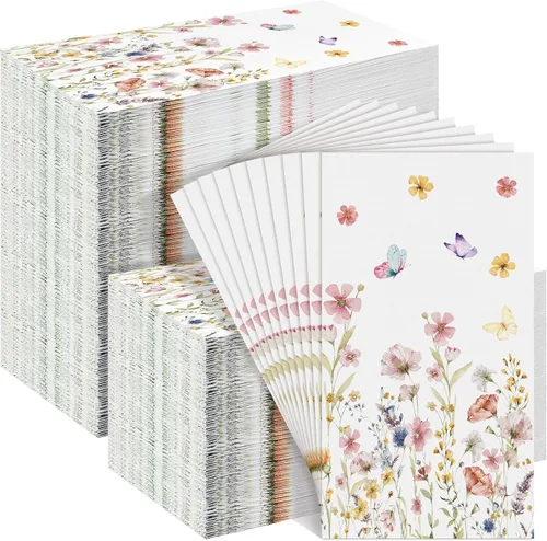 Vista 14 de Jetec 100 servilletas de papel costeras azul océano mar estrella de mar toallas de papel decoración para baño, servilletas desechables