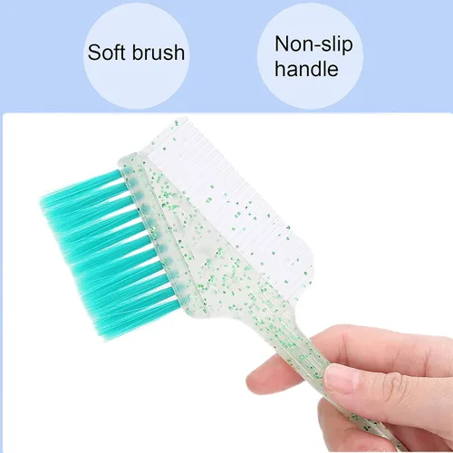Vista 6 de Peine de pinceles de tinte para el cabello, herramienta de cepillo para colorear el cabello, aplicador de coloración para peluquería en el hogar