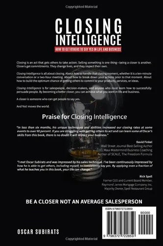 Vista 2 de CLOSING INTELLIGENCE How To Get Others To Say Yes In Life And Business