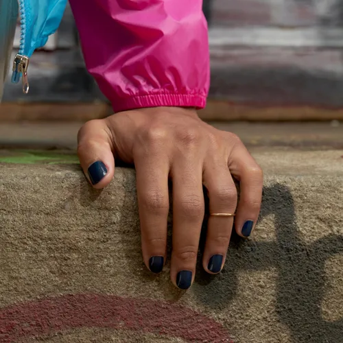 Vista 5 de essie Expressie - Esmalte de uñas de secado rápido, vegano, Power Moves, azul, Feel the Hype, 0.33 onzas líquidas