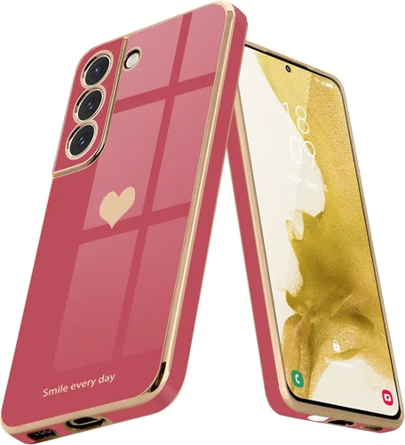 Vista 56 de Teageo para Samsung Galaxy A15 4G 5G Funda para mujeres y niñas, diseño de corazón de amor, lujoso brillo, cubierta trasera suave, parachoques