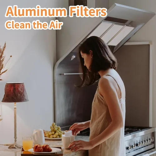 Vista 7 de BPS1FA36 - Filtro de ventilación de aluminio para campana extractora Broan Nutone Allure de 36 pulgadas, QS1 WS1 WS2, filtros de grasa para campana