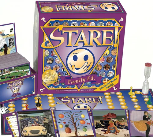 Vista 2 de Stare - Fun Game of Visual Recall Where Quirky Image Cards Challenge Players' Minds – Classic for Adult & Family Game Night