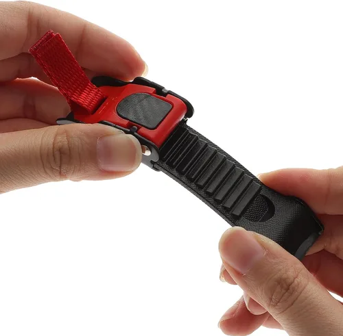 Vista 3 de Vaguelly 2 hebillas de liberación rápida para motocicleta, repuesto de correa de barbilla de material ligero, accesorios confiables para un ajuste