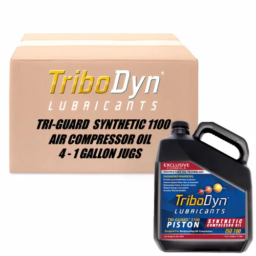Vista 11 de Aceite de compresor de aire sintético sin detergente de 8,000 horas – TRI-Guard 1100, ISO 100, SAE 30 compresor de pistón – jarra de 1 galón