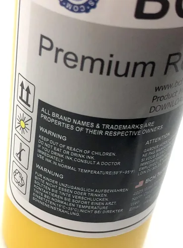 Vista 4 de BCH Tinta para impresora DTF de alta calidad, 3.4 fl oz, color amarillo para impresión de transferencia de calor directa a película..