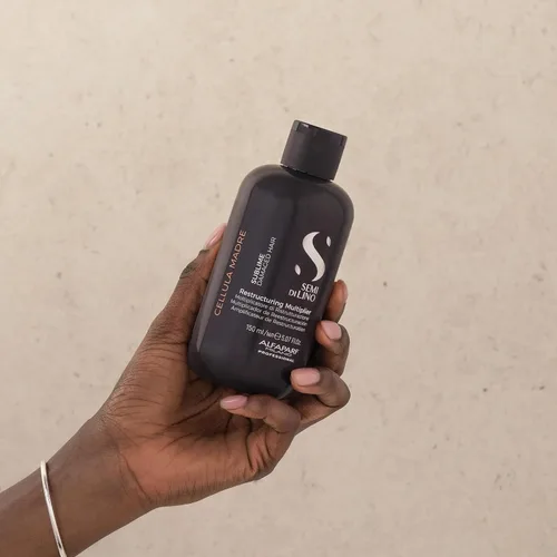 Vista 8 de Alfaparf Milano Semi di Lino Cellula Madre Beauty Genesis and Restructuring Multiplicador Set para cabello dañado - Repara y reconstruye para un