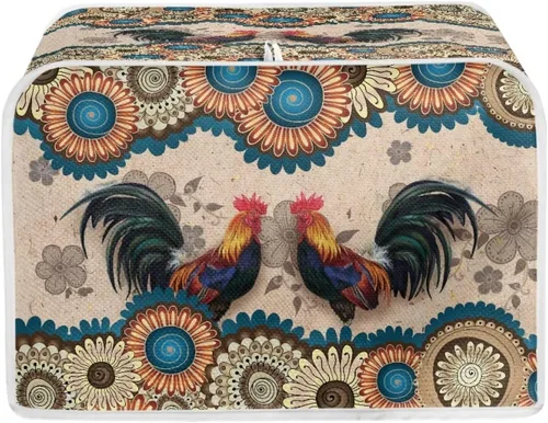 Vista 41 de Talayituse Alpaca Daisy Print 2 Slice Tostadora Cubiertas Protección contra el Polvo Cubiertas para Máquina de Pan Tostadora Horno Cubierta de Tela