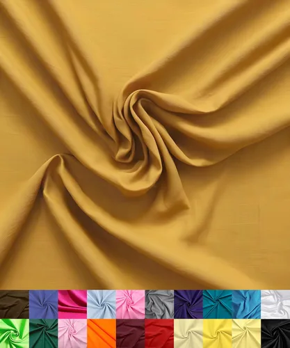 Vista 11 de Barcelonetta Tela de polialgodón para coser Tela de paño por yarda Rollo de 60" de ancho Ligera, transpirable Forro, textil