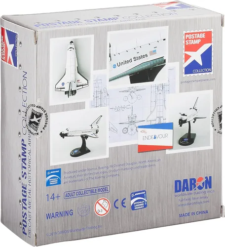 Vista 4 de Postage Stamp Transbordador espacial Daron Endeavour (escala 1/300) mediano