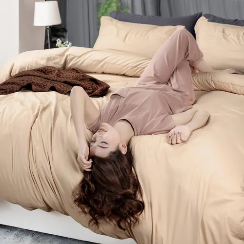 Vista 6 de Utopia Bedding Juego de funda de edredón tamaño individual - 2 piezas con cierre de cremallera - 1 funda de edredón 68X90 pulgadas y 1 funda de Beige