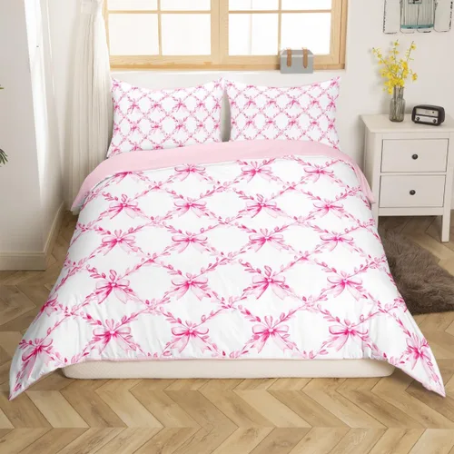 Vista 19 de Feelyou Juego de ropa de cama de casstle con purpurina para niños, tamaño individual, funda de edredón de cuento de hadas para niños y niñas, funda