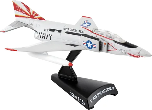 Vista 10 de Daron Worldwide Trading Sello Postal A-6 Intruder Va-52 Knightriders 1/14 Modelo de Avión