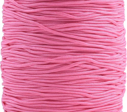 Vista 102 de KONMAY 1 rollo de cuerda de nailon de 150 yardas, trenzado de 0.016 in de nailon Shamballa Macramé/cordón de cuentas, cordón de nudo chino, cuerda