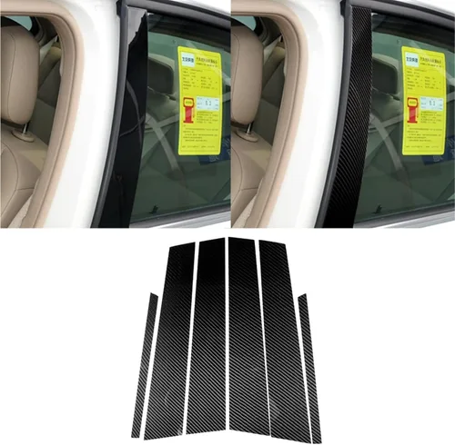 Vista 20 de para Mercedes-Benz Clase C W204 2007-2013 Consola Central de Fibra de Carbono Suave Real Panel de Cambio de Marchas Kit de Cubierta Envolvente