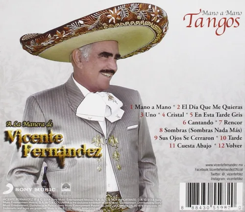 Vista 2 de Mano a Mano - Tangos a la Manera de Vicente Fernández