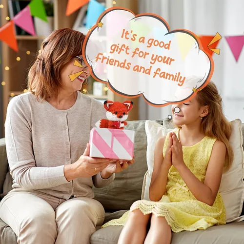 Vista 6 de Mnuizu Kit de ganchillo para principiantes, kit de ganchillo de animales para principiantes con tutoriales en video instructivos y paso a paso