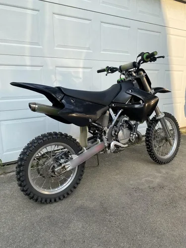 Vista 7 de Kojem Kit Completo de Plástico para Carrocería Compatible con Kawasaki KX85 KX100 2001-2013 (Negro)