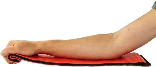 Vista 4 de ASA TECHMED Férula de aluminio de emergencia de 36 pulgadas ajustable, ligera, duradera, impermeable y reutilizable (negro, 10 rollos)