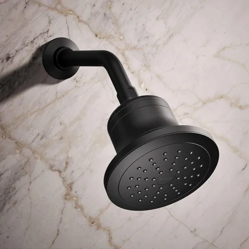 Vista 2 de Kohler 33631-G-BL Cinq™ Ducha redonda de función única con filtro, 1.75 gpm, negro mate