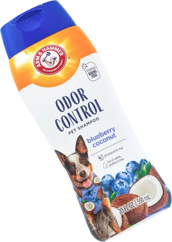 Vista 3 de Arm & Hammer for Pets Champú para control de olores para perros, arándano y coco, champú para perros que elimina olores, desodorante para perros, 20