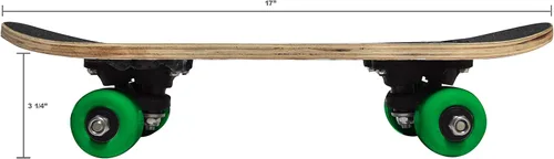 Vista 4 de Rude Boyz - Patineta de madera gráfica para niños 17 pulgadas